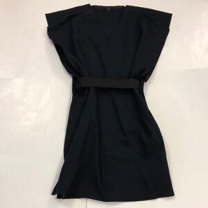 COS S Dress Dark Blue V-neck Short sleeve Elastic waist band Excellent Condition